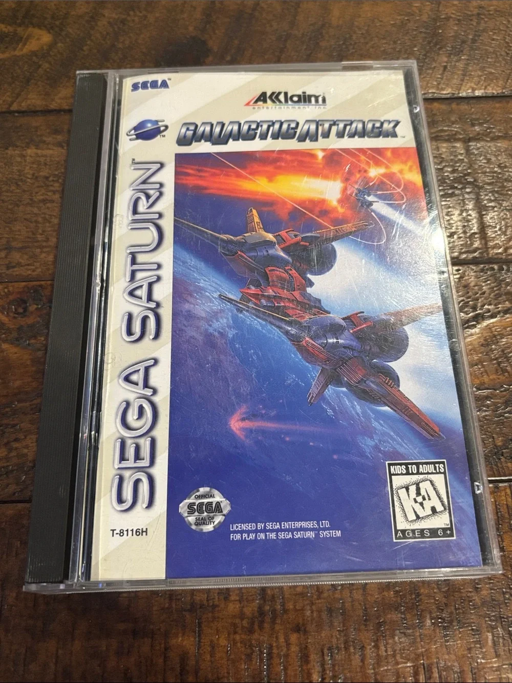 GALACTIC ATTACK FOR SEGA SATURN COMPLETE & TESTED W/ REG. CARD!